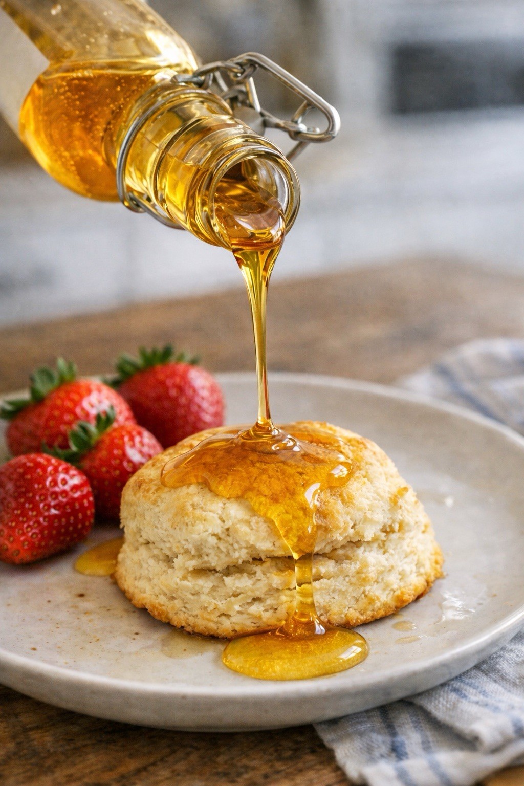 Strawberry Honey – Artisanal Infusion | Small Batch | 100% Pure by Wilding Goods