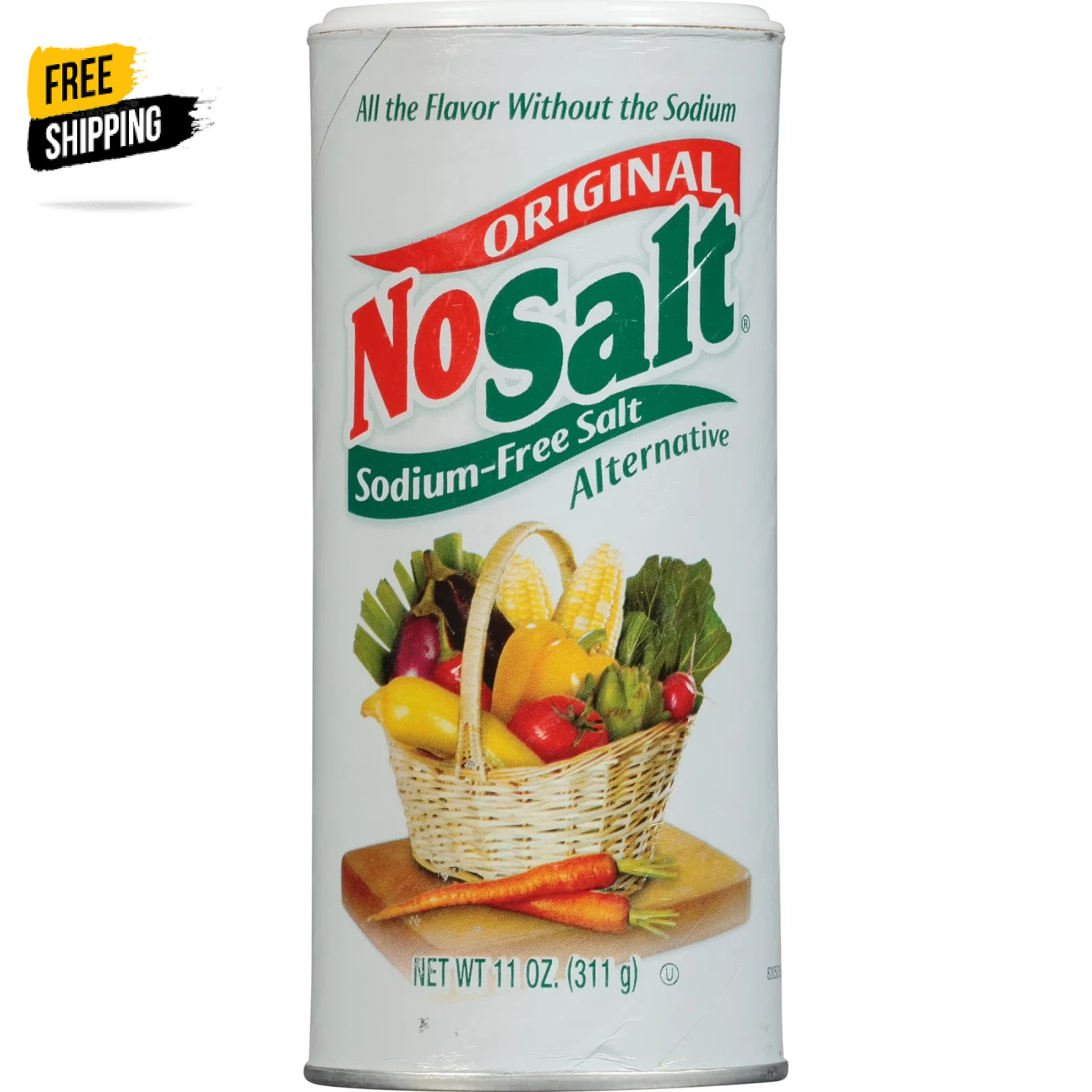 NoSalt Original Sodium-Free Salt Alternative, 11.0 oz Bottle