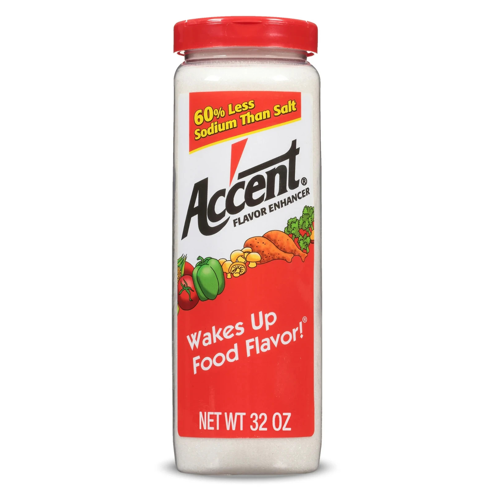 Accent Flavor Enhancer MSG, Kosher, 32 oz
