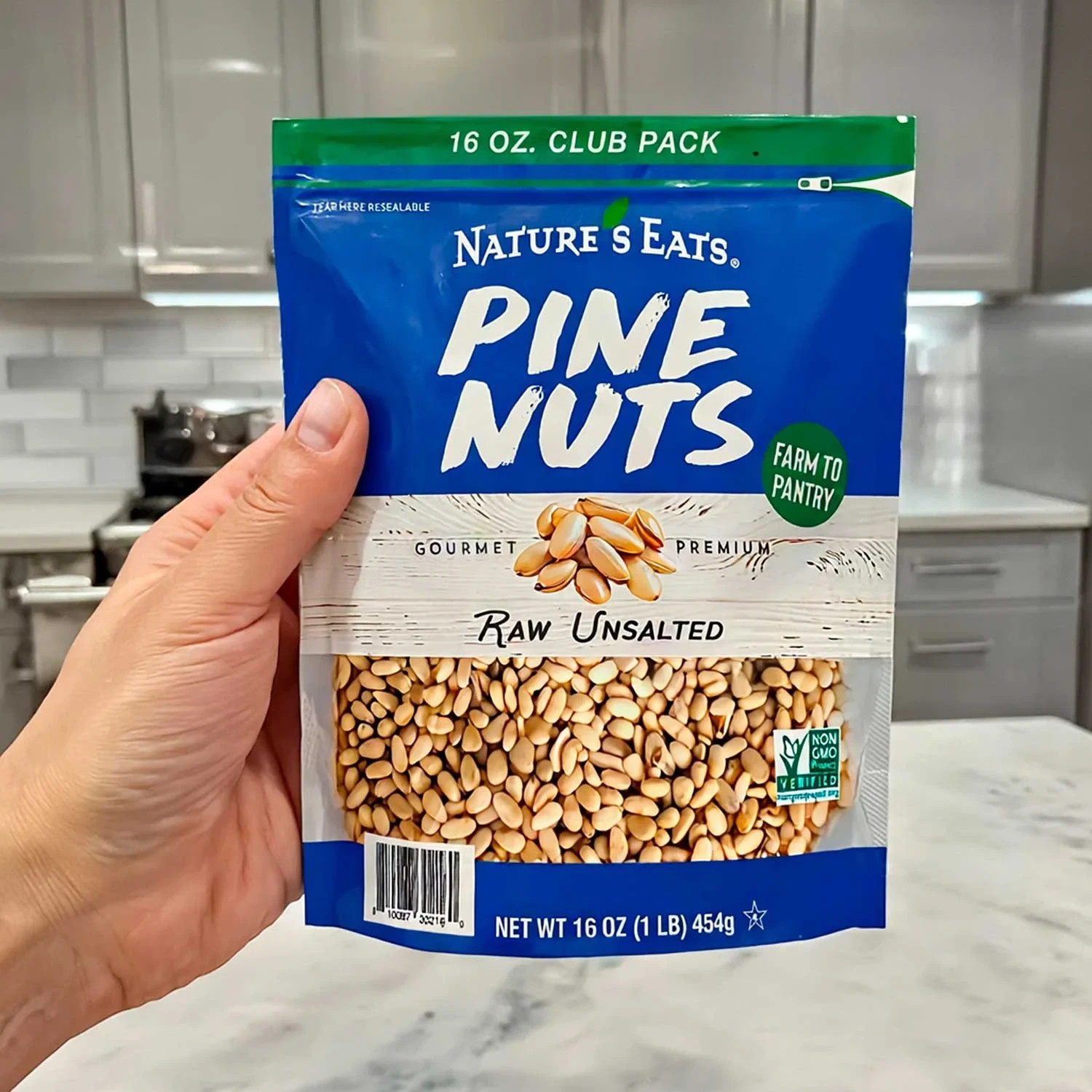 Nature’s Eats Pine Nuts, 16 oz. FREE SHIPPING!!!