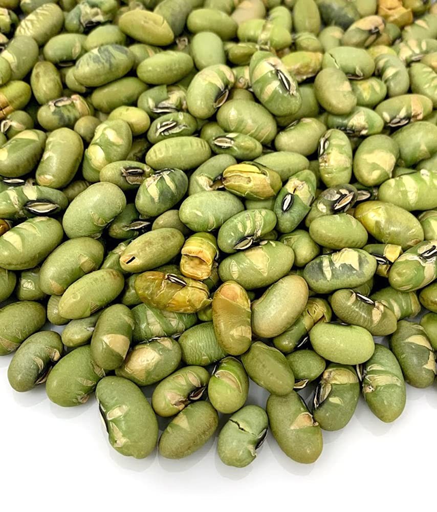 SweetGourmet Lightly Salted Dry Roasted Imported Edamame Green Soybeans | 1 P…