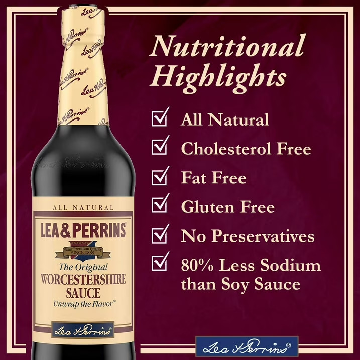 Lea & Perrins Worcestershire Sauce, 2-Pack (20 fl oz each), 40 fl oz Total
