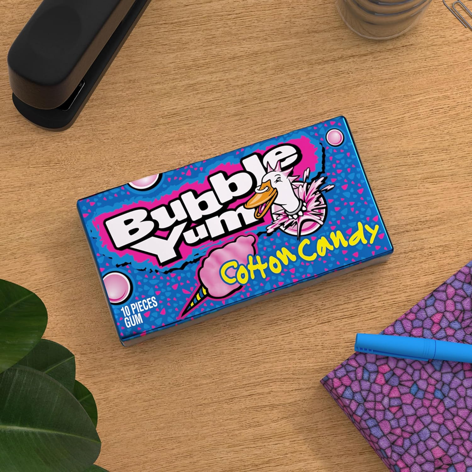 Cotton Candy Flavored Chewy, Bubble Gum Packs, 2.82 Oz (12 Count)