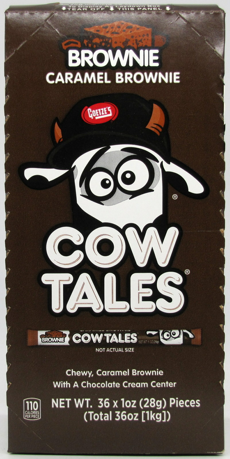 Cowtales Cow Tales Chocolate Caramel Brownie Candy 36 Ct Cowtails Bulk 2.25 LBS