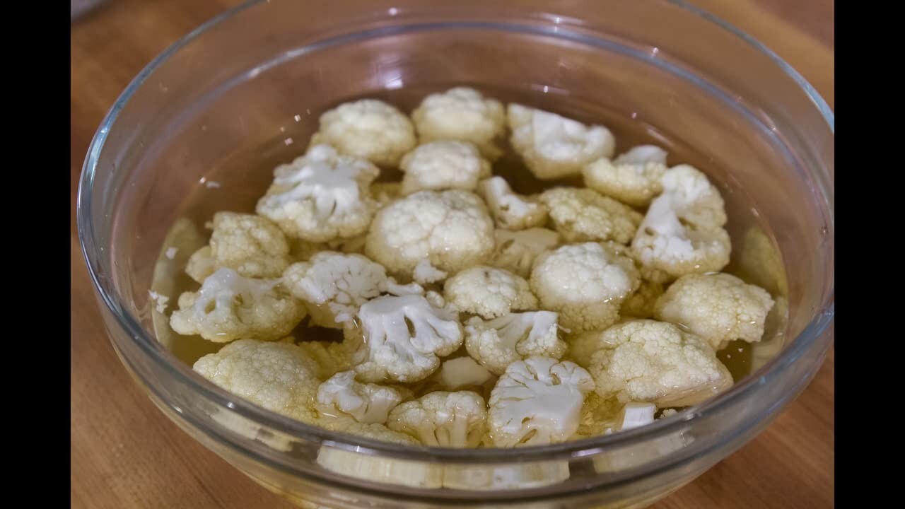 Pickled Cauliflower In Brine 4 Jars NT WT 24.69oz (700g)