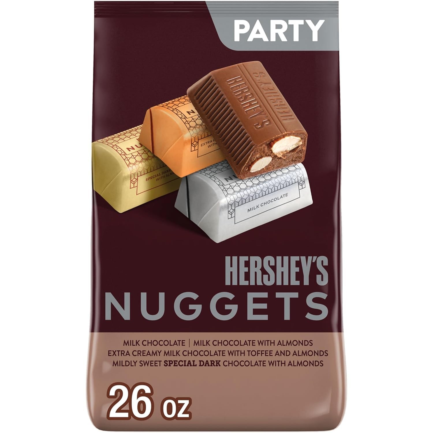 Assorted Chocolate Candy Party Pack 26 oz Milk Chocolate Holiday Gift