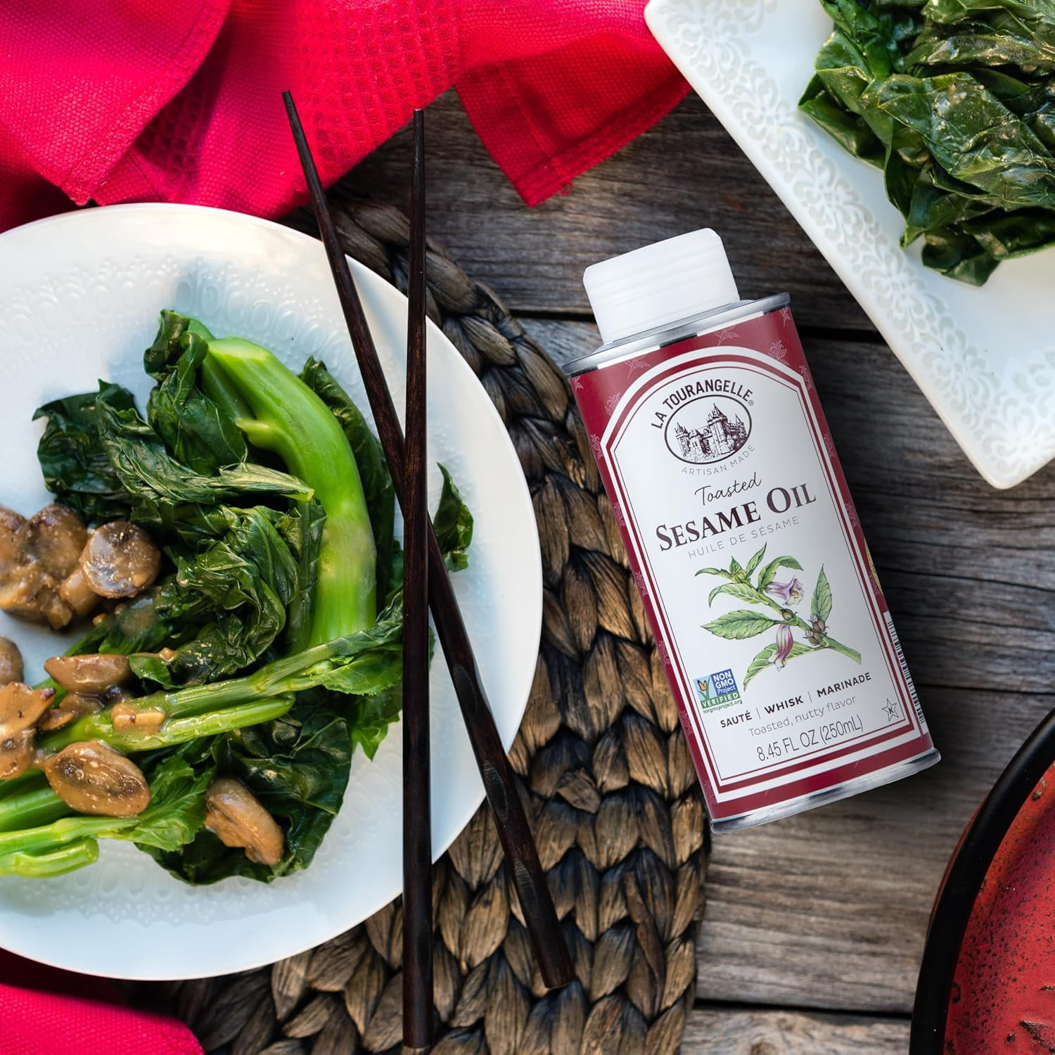 La Tourangelle, Toasted Sesame Oil, Great for Cooking, Add to Noodles, Stir-Fry,