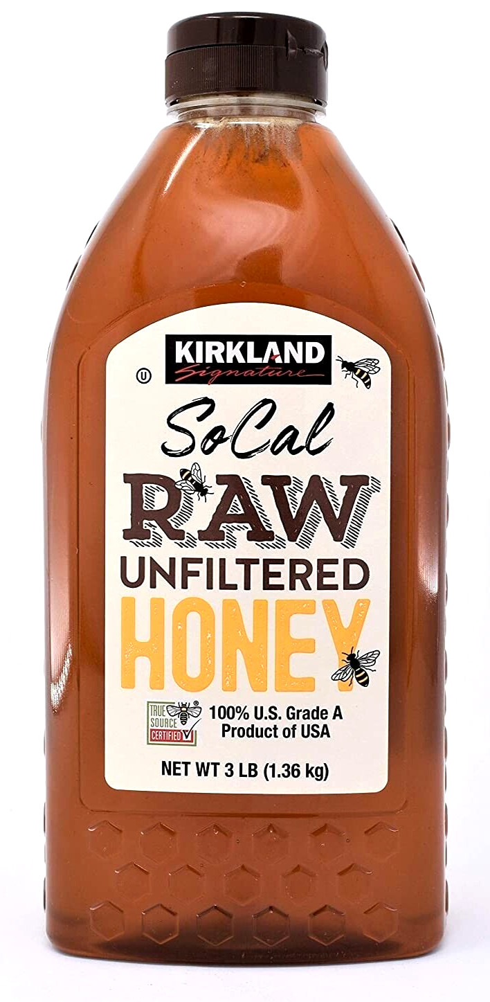 Kirkland Signature So Cal Raw Unfiltered Honey 48 oz (3 lb)