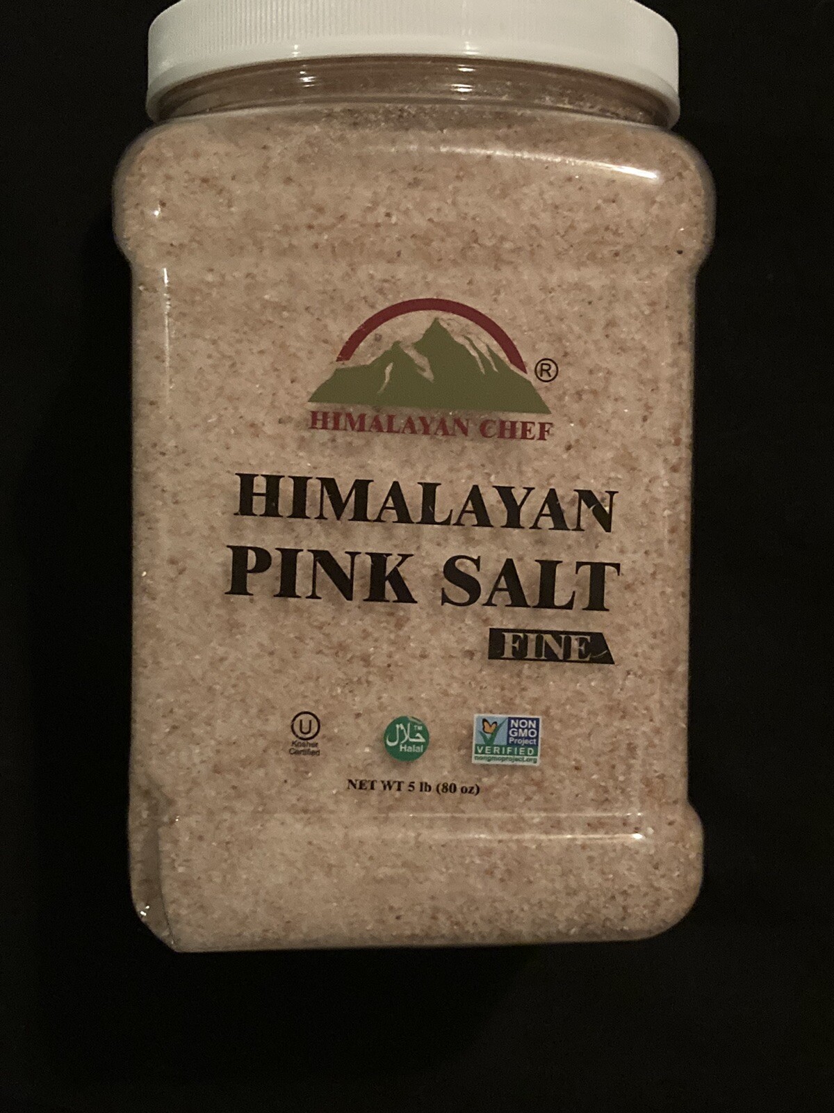 Himalayan Chef Himalayan Pink Salt Fine 5 lb. Kosher Non GMO