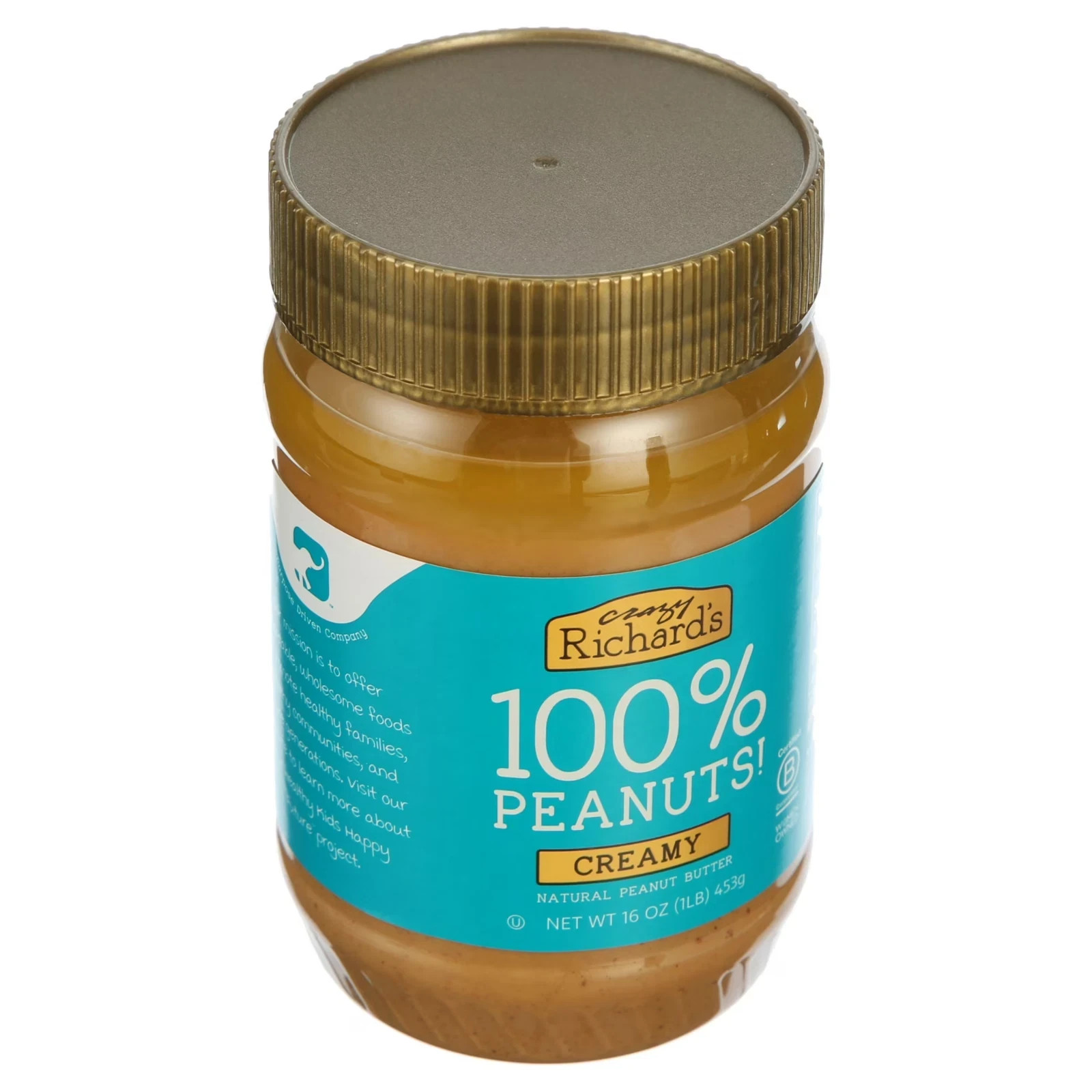 (2 pack) Crazy Richard’s All-Natural Creamy Peanut Butter, 16 oz,,.
