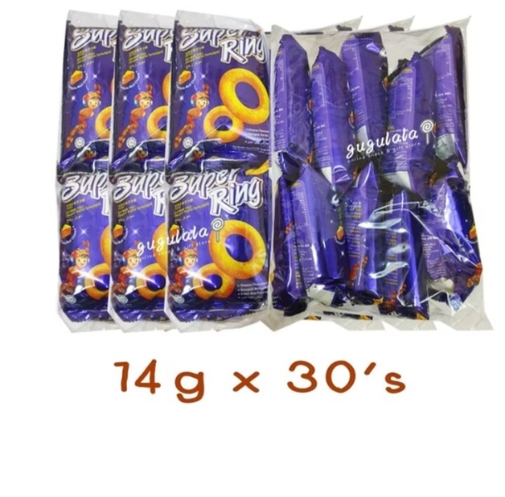 Oriental Super Ring Cheese Snacks (New) 30packs × 14g Ready Stock