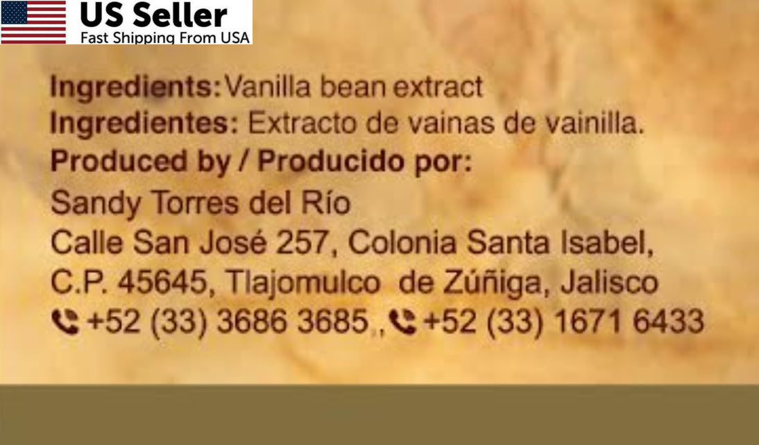 Mexican Vanilla Totonac’s – 33.2 Oz (1 Lt) Bottle – Fl (Pack of 1)