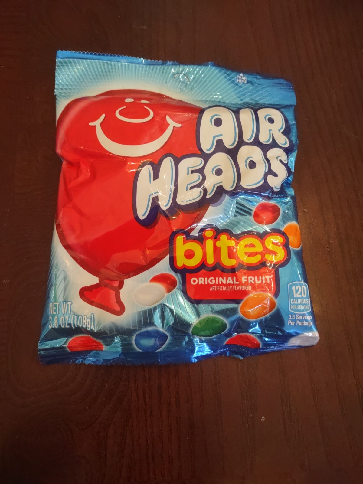 Air Heads Bites Original Fruit 3.8 Oz