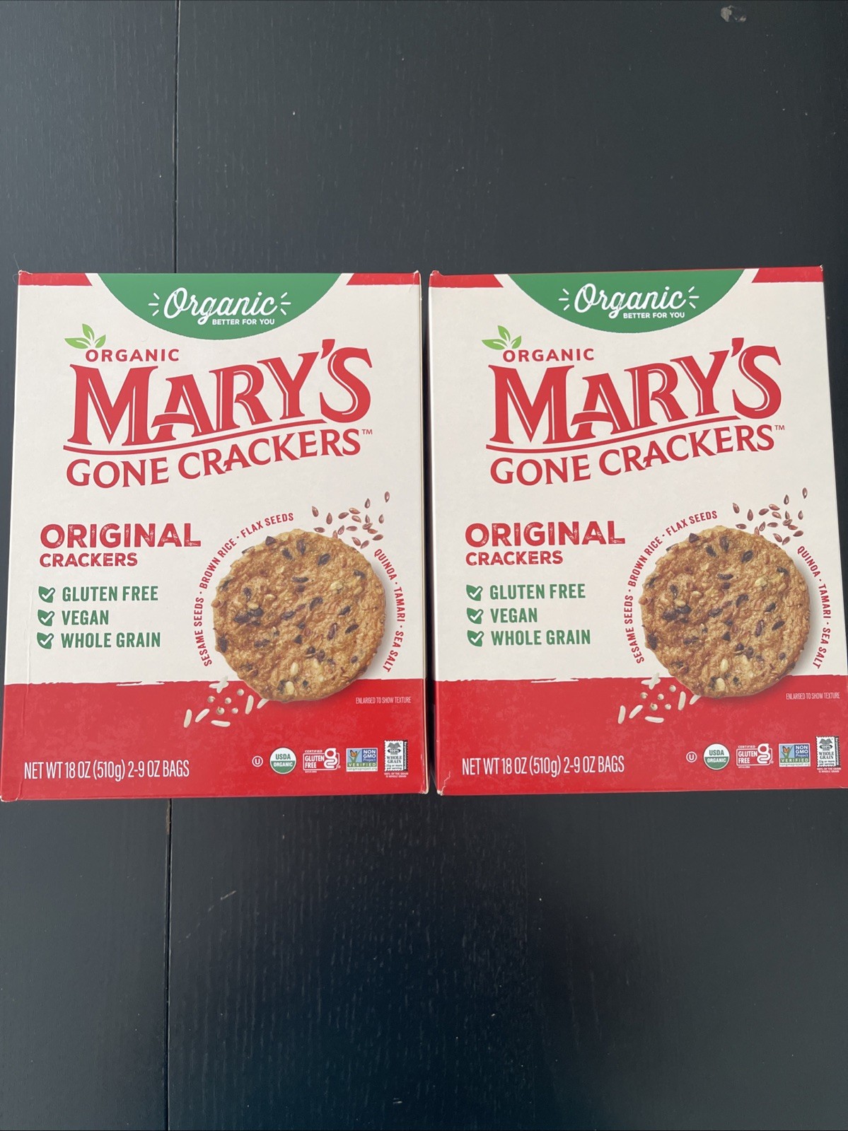 Mary’s Gone Crackers Original Organic, 2 pk. /18 Oz.