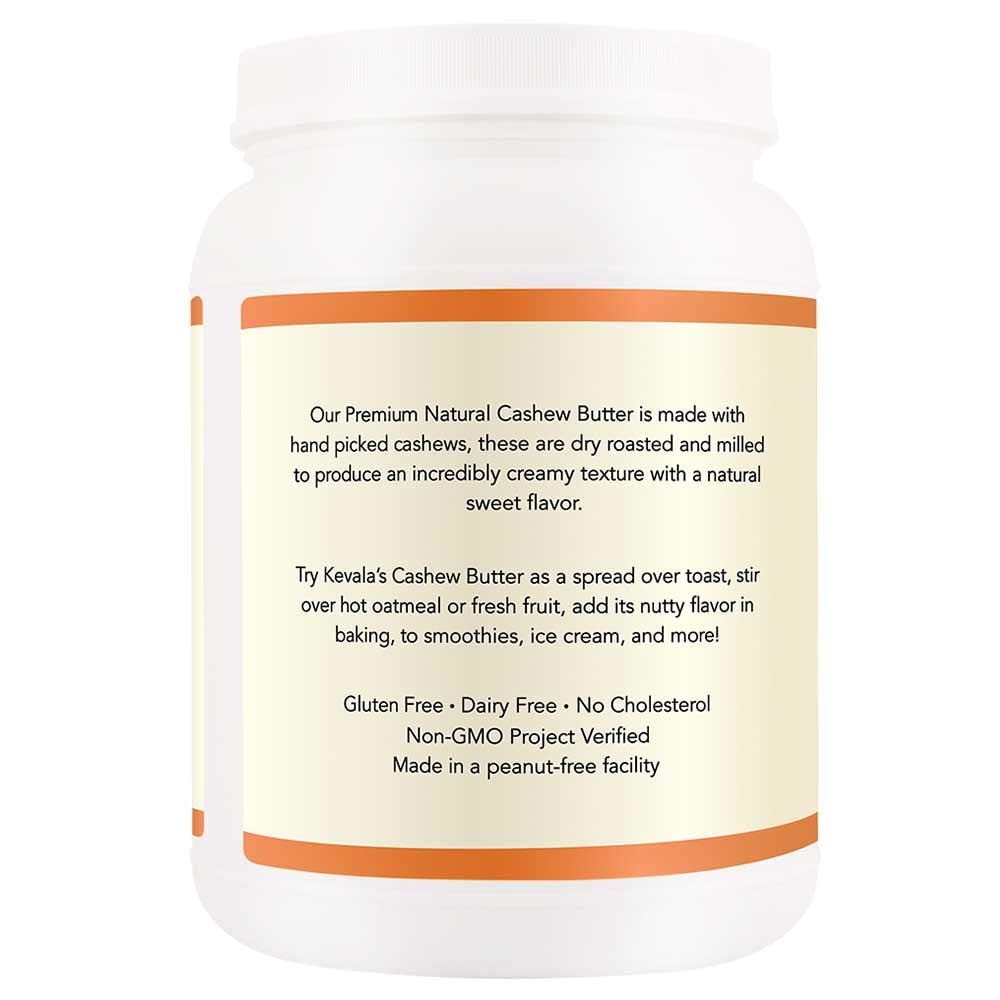 Kevala Cashew Butter – Premium Natural Cashew Cream for Baking and Cooking, D…