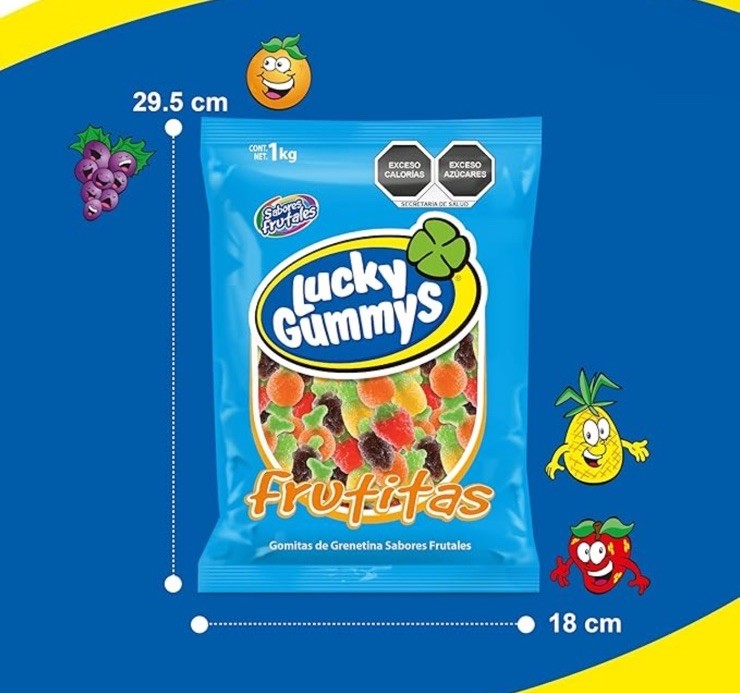 2 PACK LUCKY GUMMYS – MEXICAN CANDIES FRUTITAS