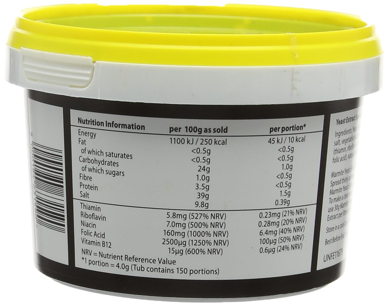 Yeast Extract Tub 600g