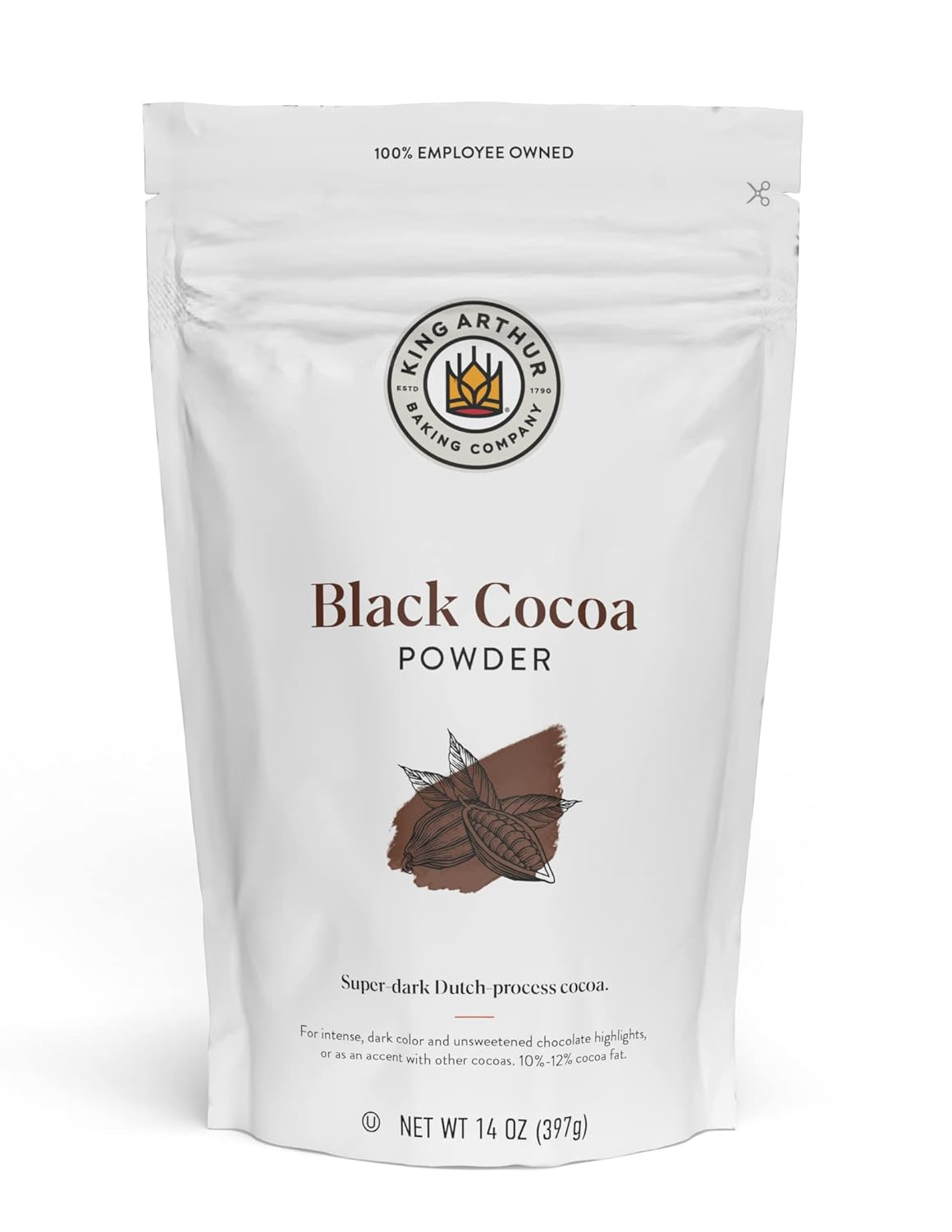 King Arthur Black Cocoa: Dutch Processed Cocoa Powder for Baking – Intense Dark