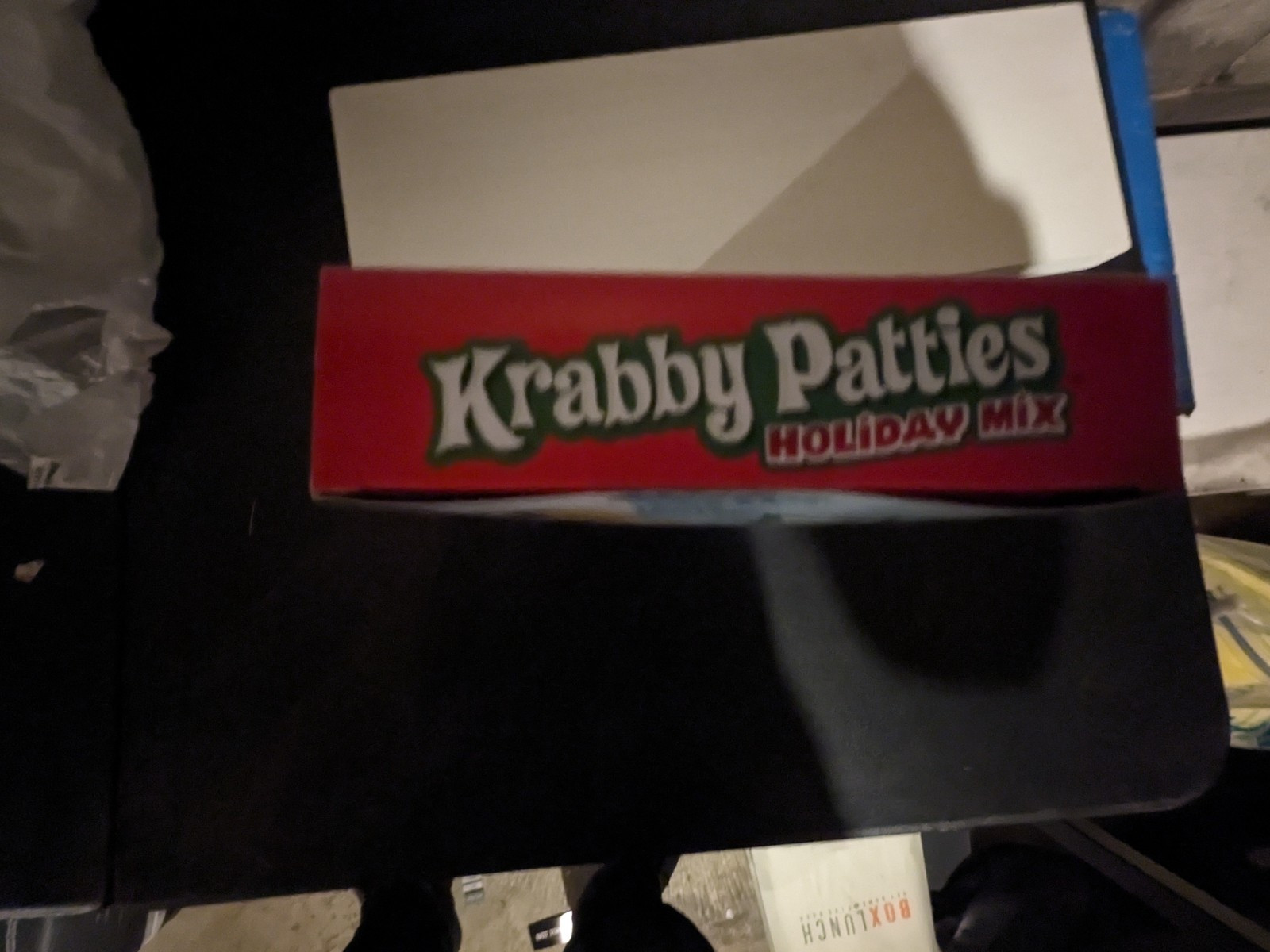 Frankford Spongebob gummy krabby patties Holiday Mix Box Of 18 June 2026 Expired