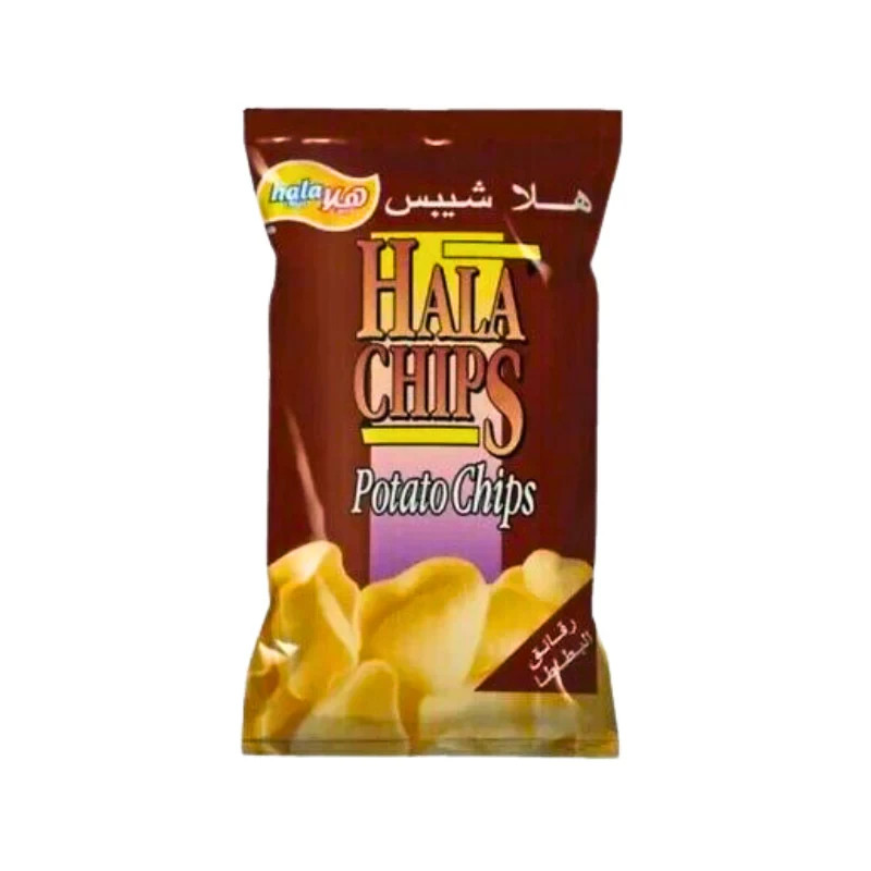 Chips crispy potato-25 pieces chips 10gm Halal هلا شيبس رقائق البطاطا المقرمشة