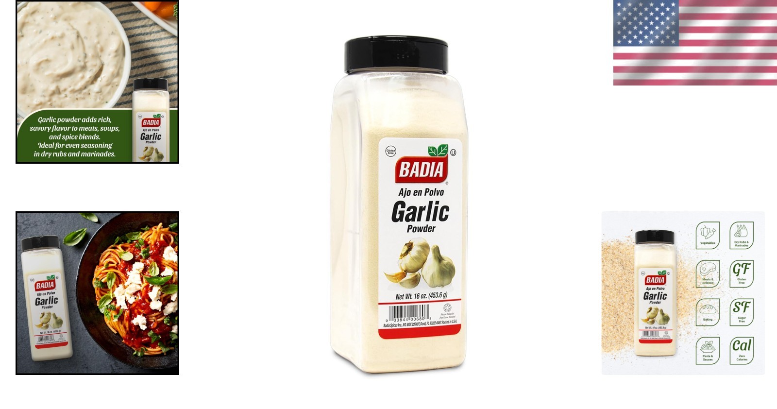 Authentic 16 oz Garlic Powder – Pantry Essential
