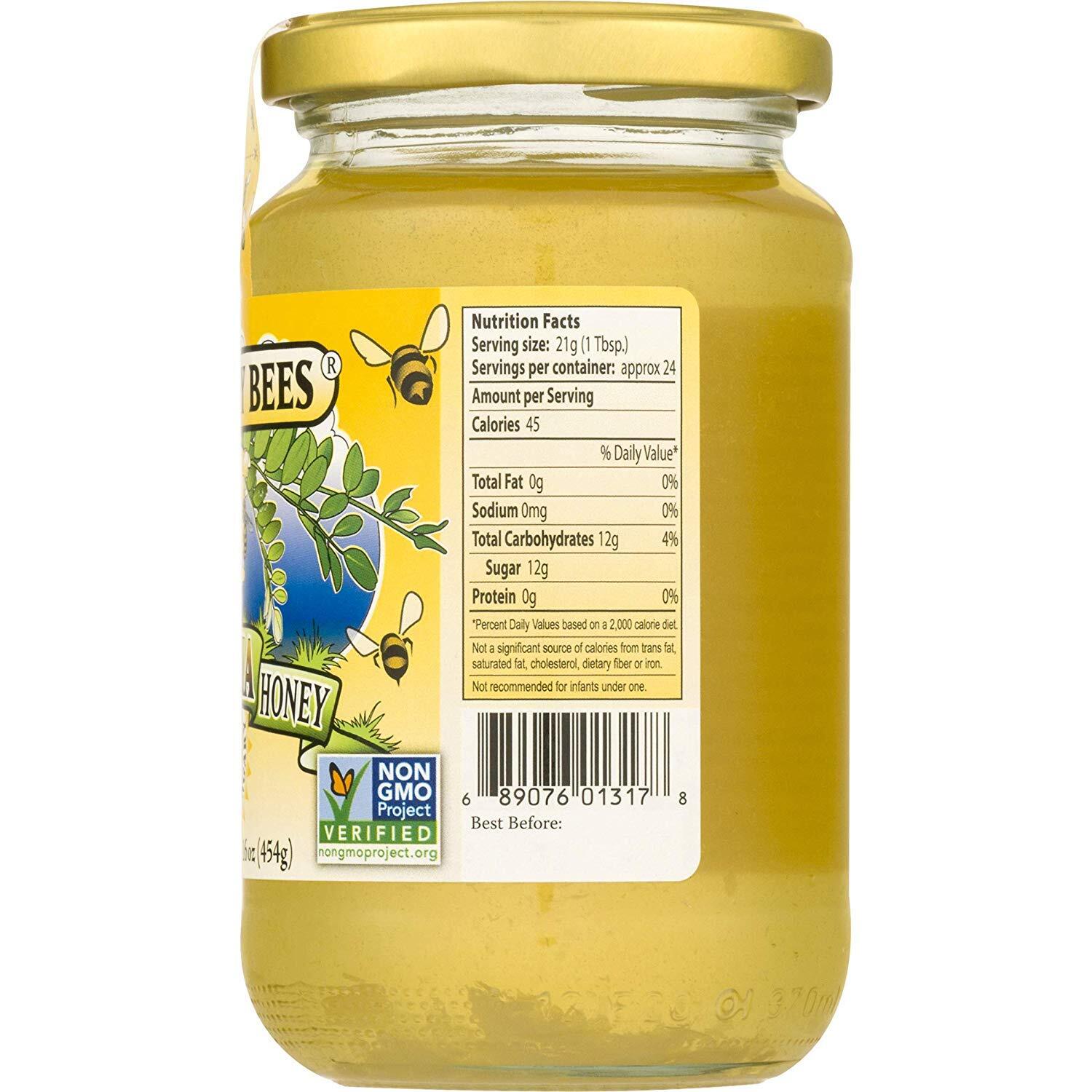 Raw Organic Hungarian Acacia Honey 16 Oz Pure Floral Taste Imported From Hungary