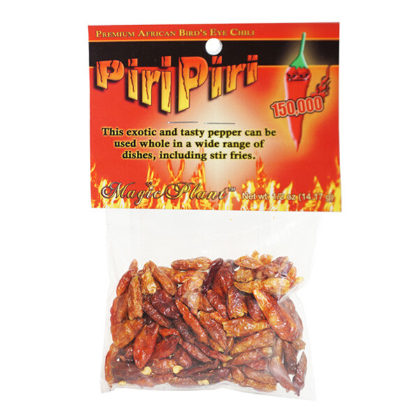 African Bird’s Eye Pepper Whole Pods | Piri Piri Chili Pepper (Size variations)