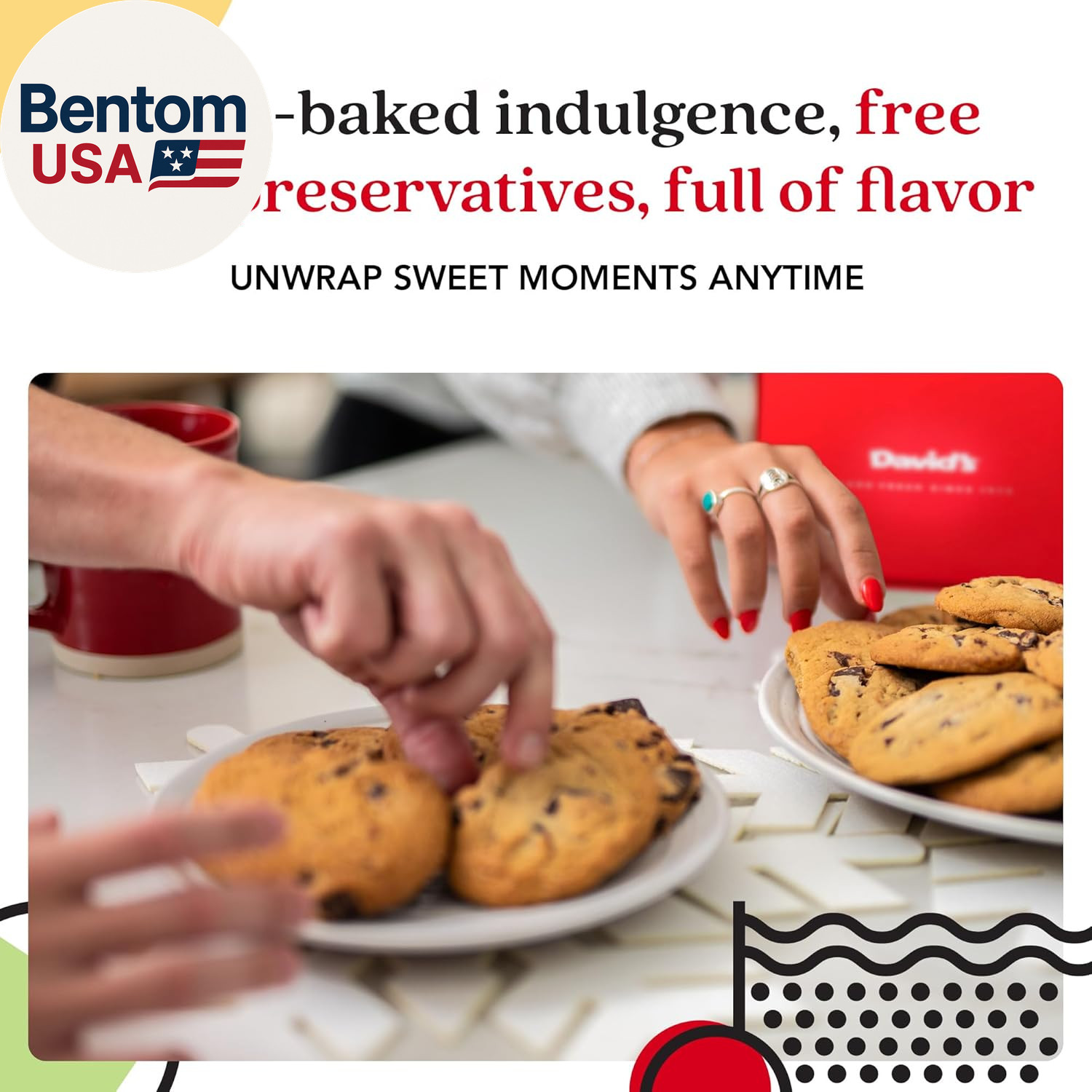 2Lbs Chocolate Chunks Fresh Baked Cookies – Handmade and Gourmet Cookies – Delec