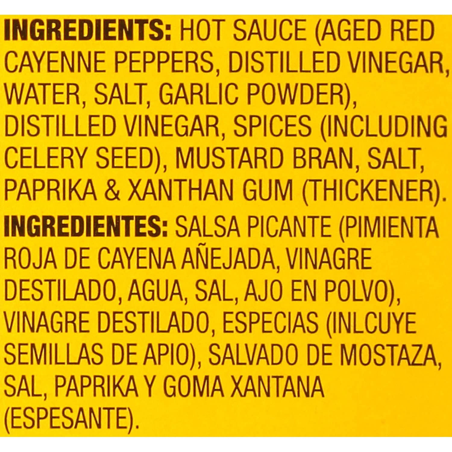 OLD BAY Hot Sauce Bulk 64 oz Container