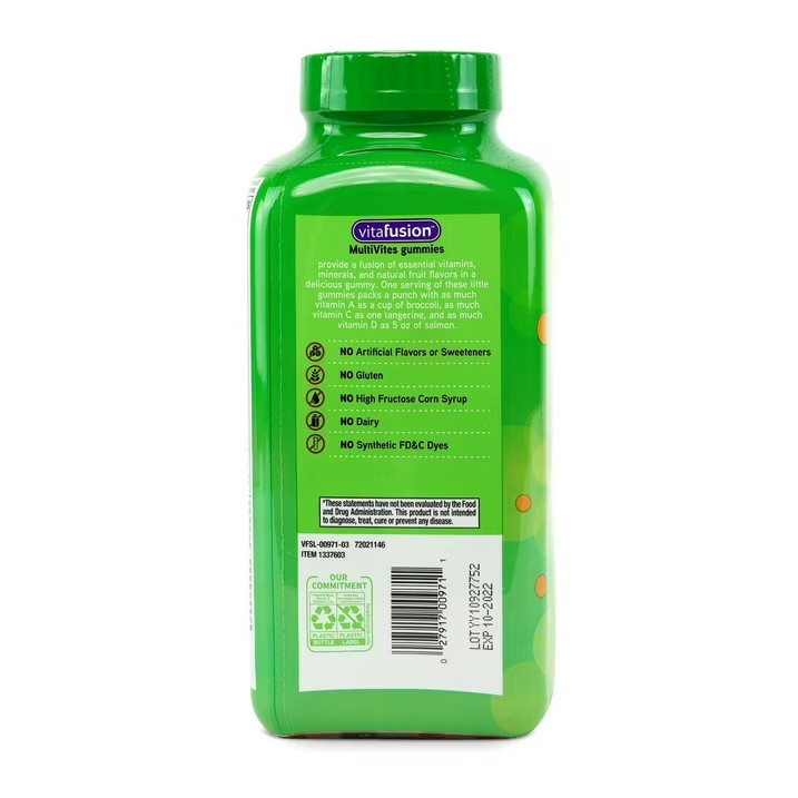 Vitafusion Multivites Daily Multivitamin for Men and Women Gummy Vitamins,260 ct