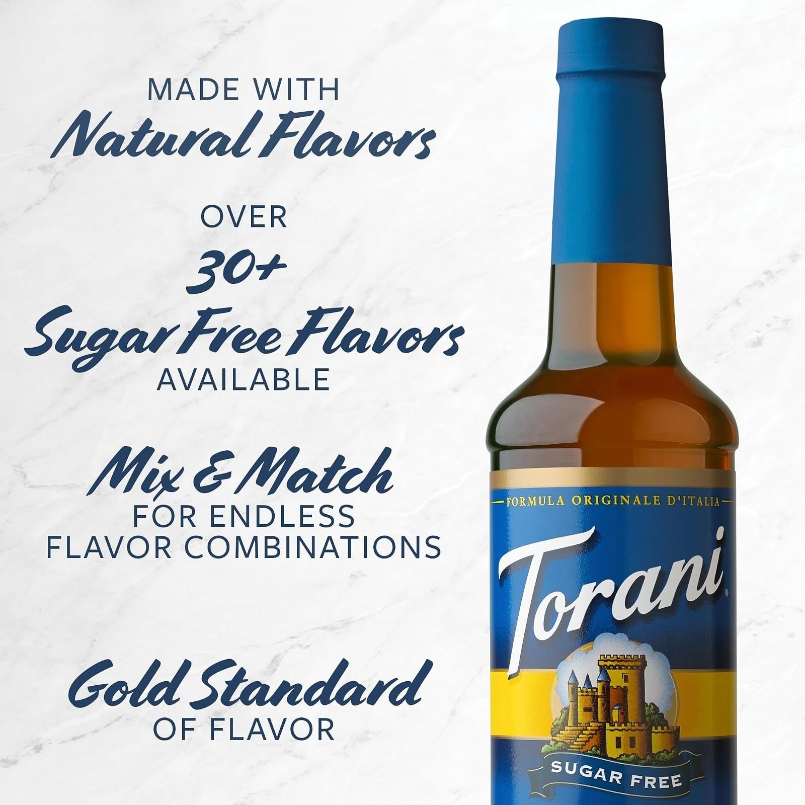 Torani Sugar Free Flavored Drink Syrup Variety Pack – 25.4 fl oz