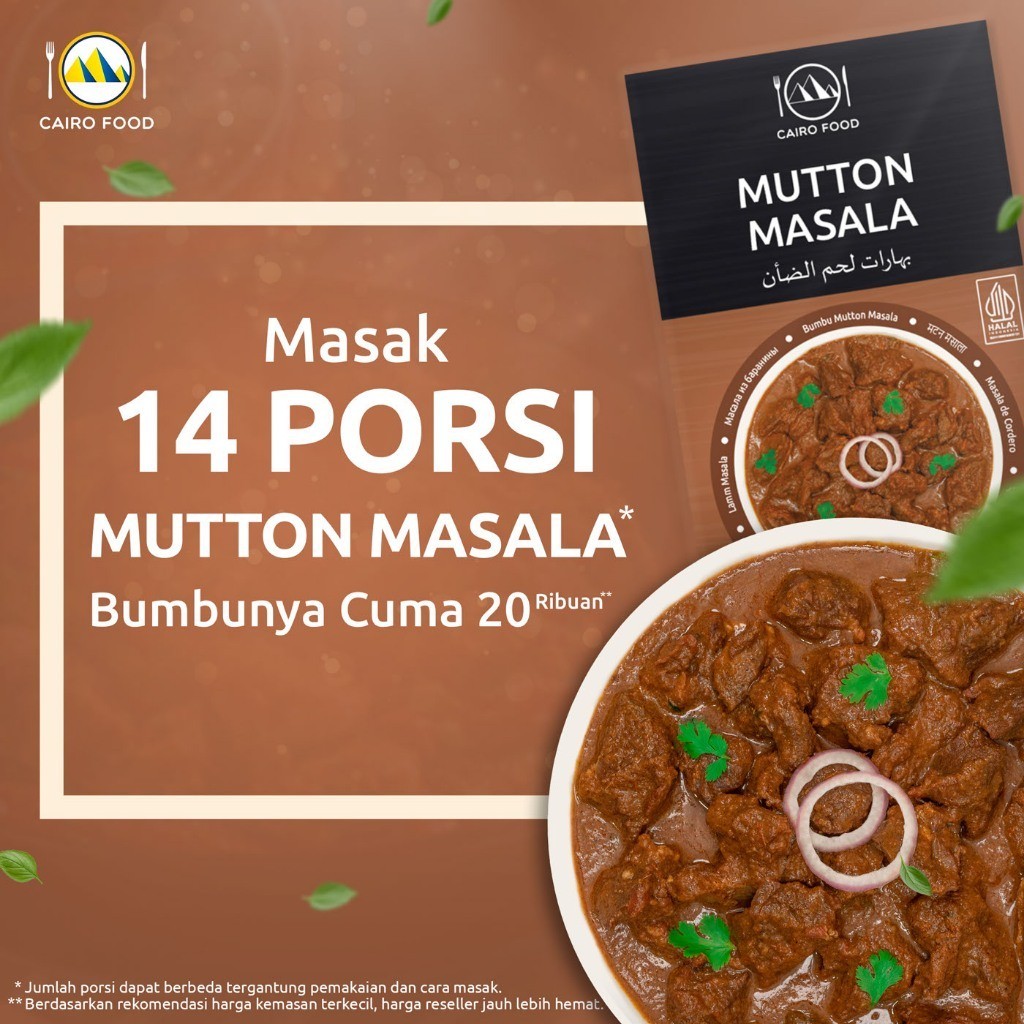 Mutton Masala Seasoning Spice Blend No MSG Sweet Heat Swicy Street Flavor Global