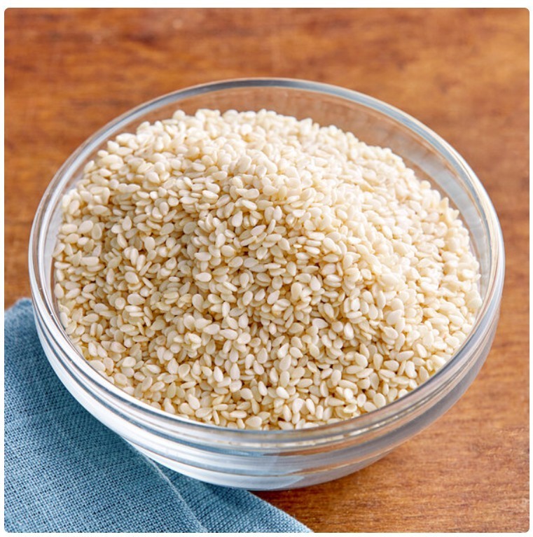 Forest White Sesame Seeds Whole Raw 100% Pure Natural Non-GMO Kosher Vegan