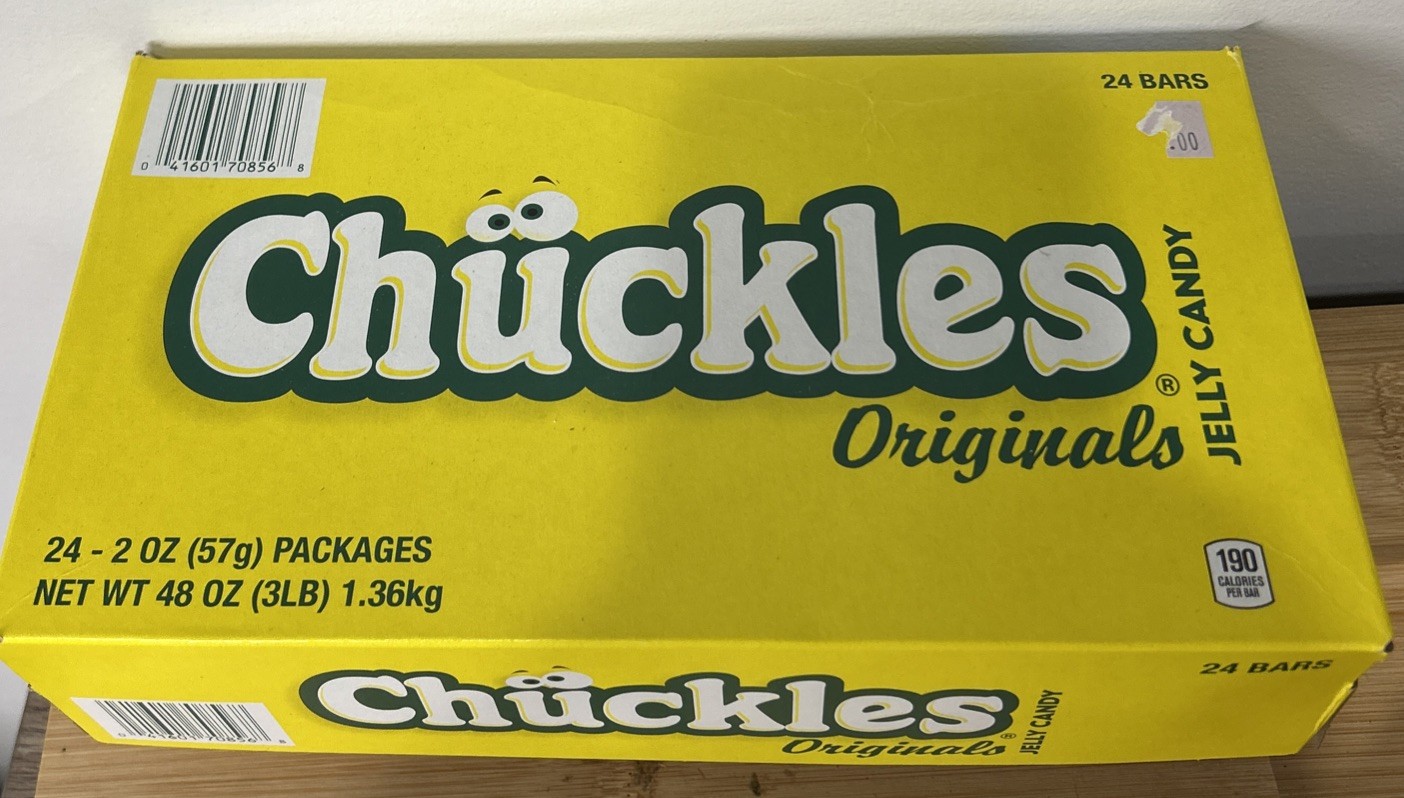Chuckles Original, Jelly Sugar-Coated Candies, Fruit Flavored Candy,(Pack of 24)