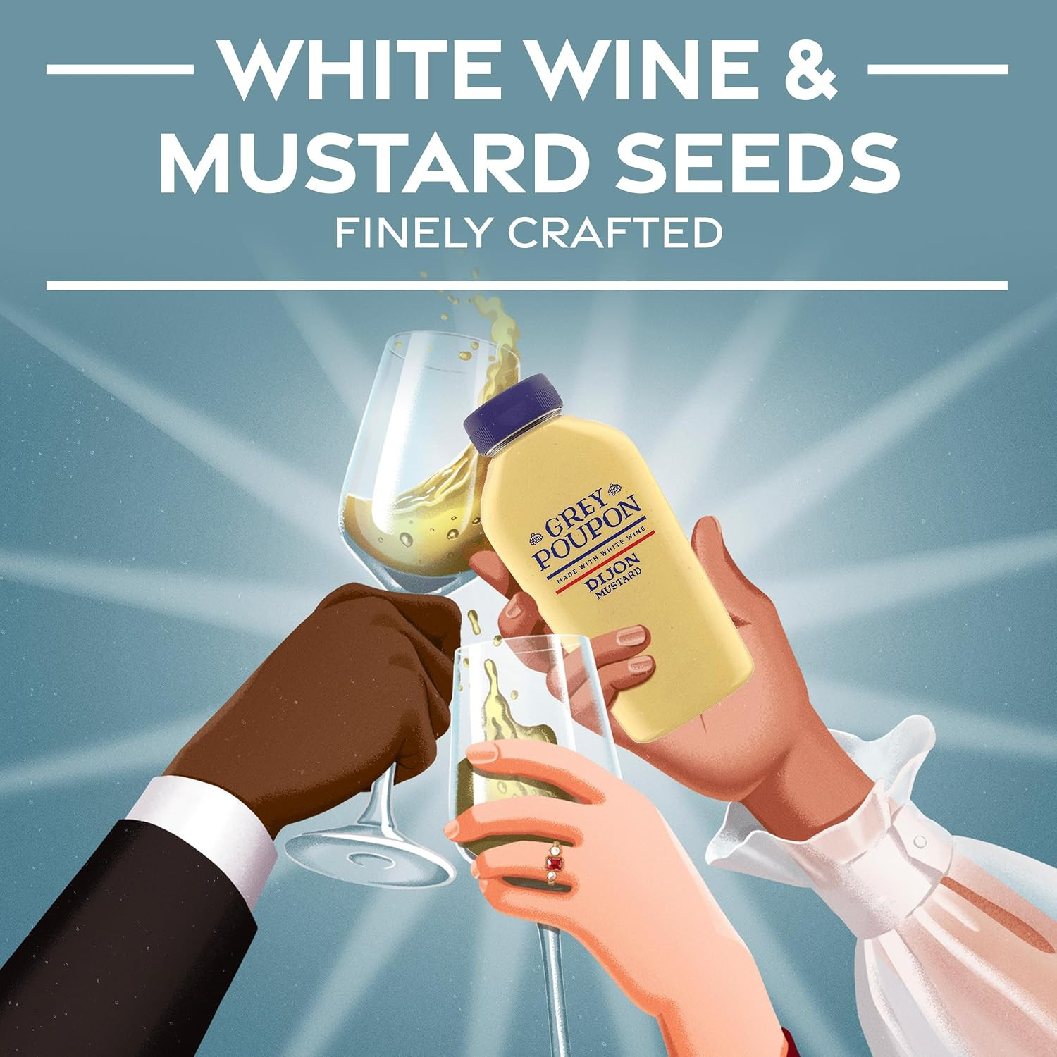 Grey Poupon Dijon Mustard, 10 Oz. Squeeze Bottle