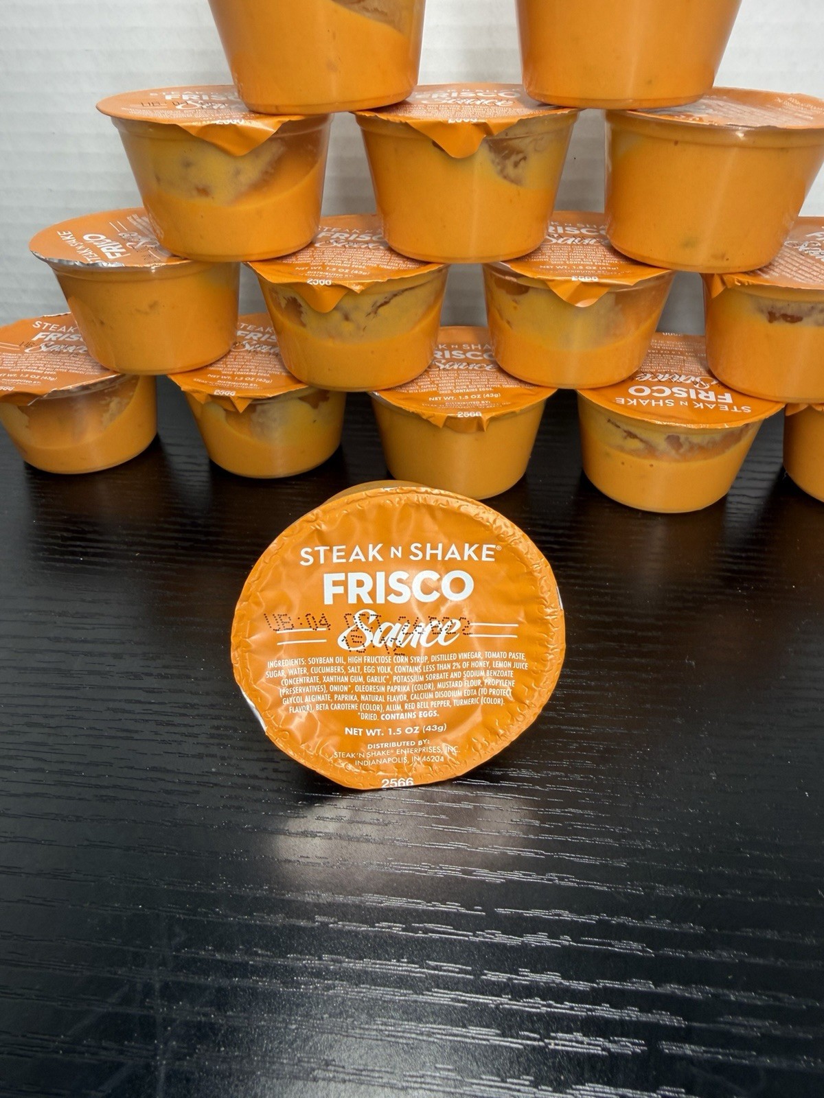 Steak ‘n Shake Frisco Sauce Single-Serve Cup, 1.5 oz (43 g), Eggs