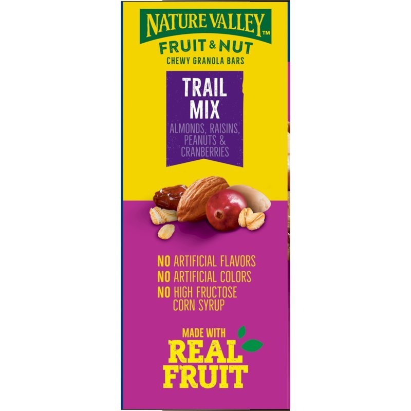 Nature Valley Chewy Fruit and Nut Granola Bars, Trail Mix, 15 Count, 18 oz…