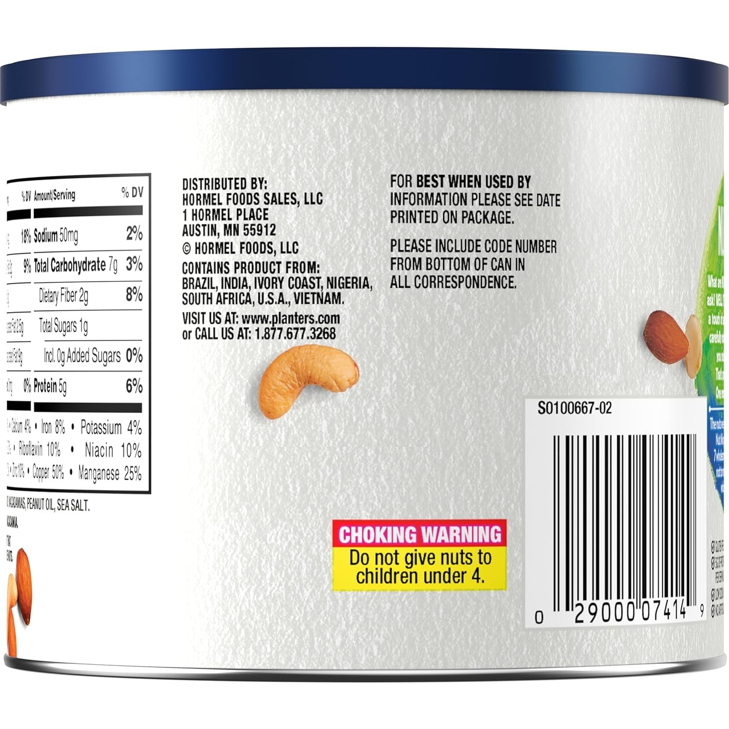 9.75 oz NUT-Rition Wholesome Nut Mix: Delicious Cashews, Almonds, Macadamias