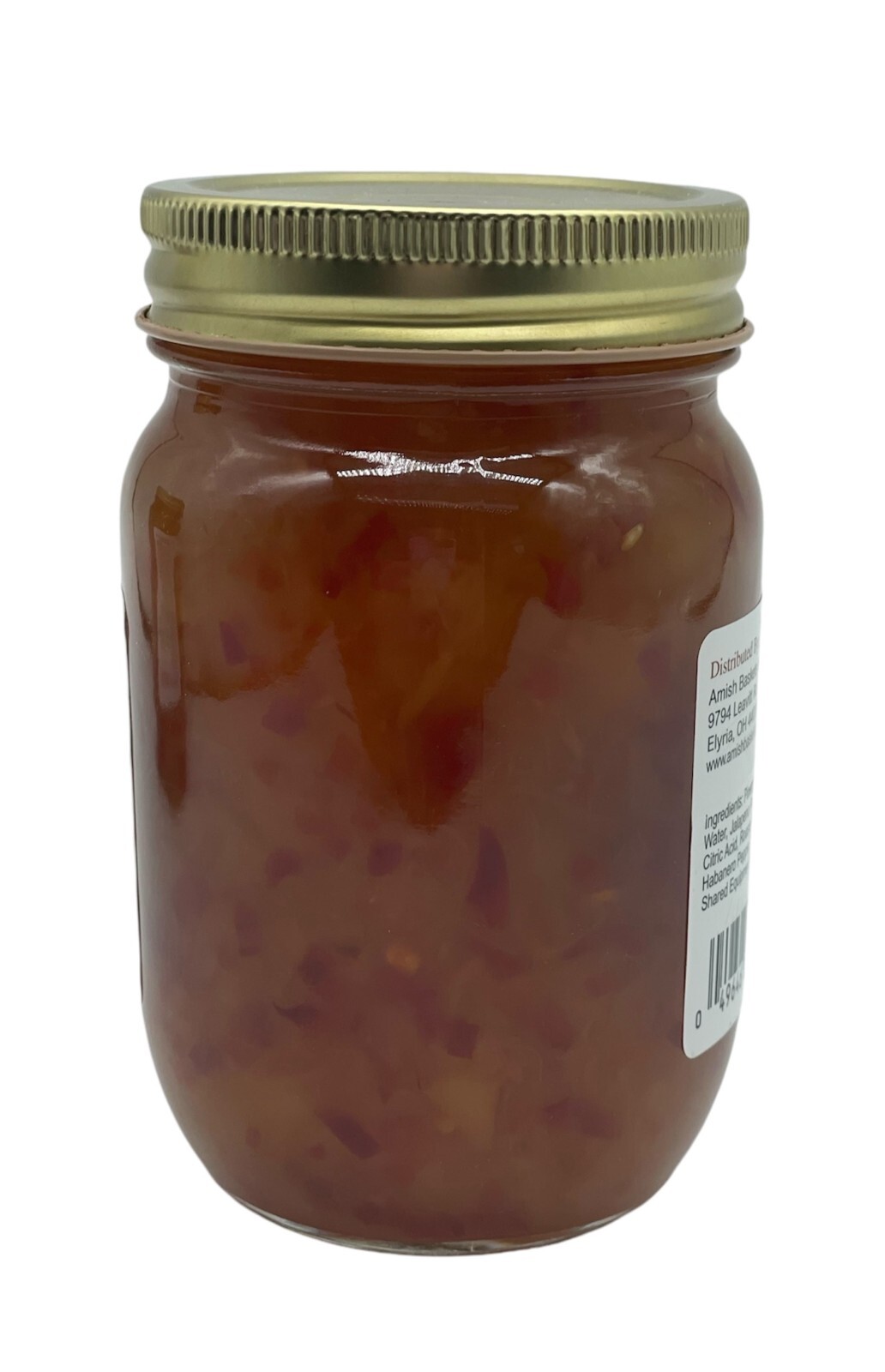 Amish Roasted Pineapple Habanero Sauce Non GMO Vegan Natural – 16 oz – 2 Jars