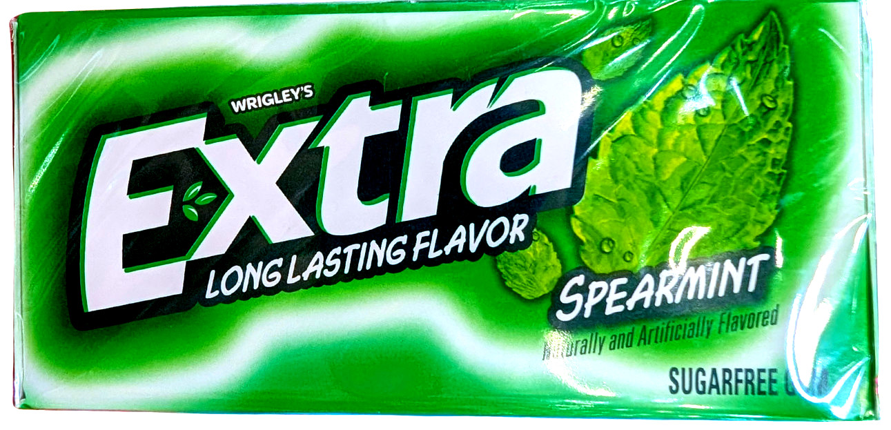 Wrigley’s Extra Spearmint Sugar Free Chewing Gum 10 Packs x 15 Pcs EXP 02/2027