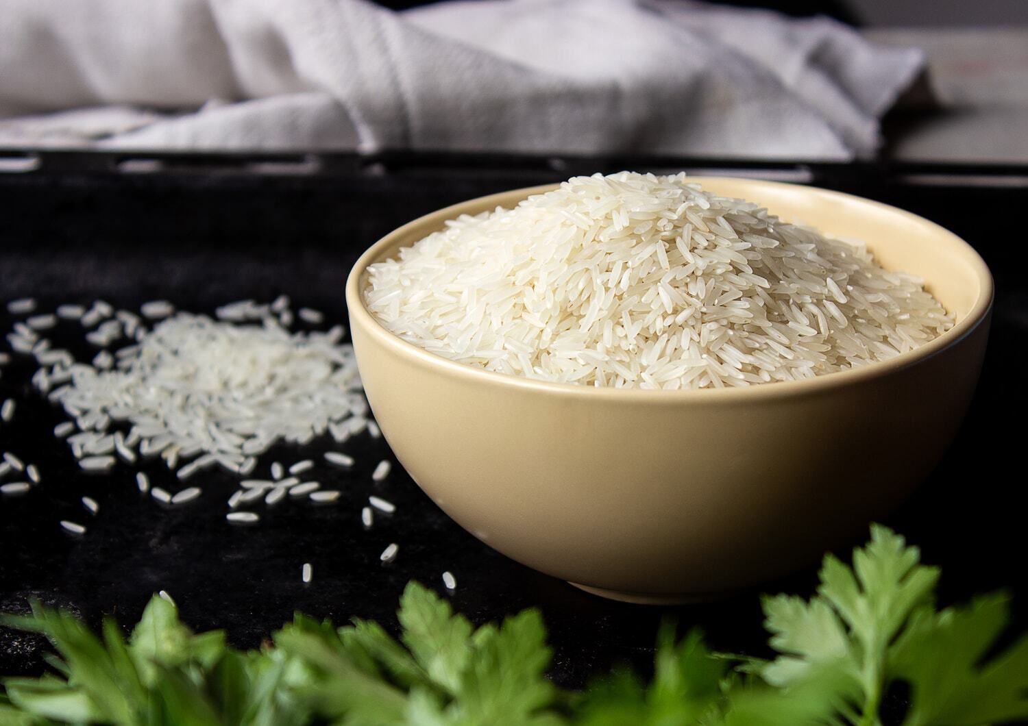Organic Basmati White Rice — Non-GMO, Raw, Non-Irradiated, Kosher, Vegan, Bulk