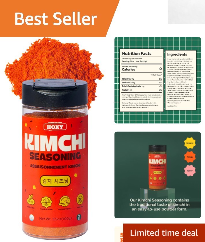 Journey of Korea 3.5oz Spicy Kimchi Mix – Unleash Bold Flavor Anywhere, Anytime