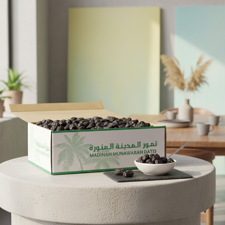 Ajwa Al Madina Dates 3KG (6.6 lbs) – perfect for juicing and baking