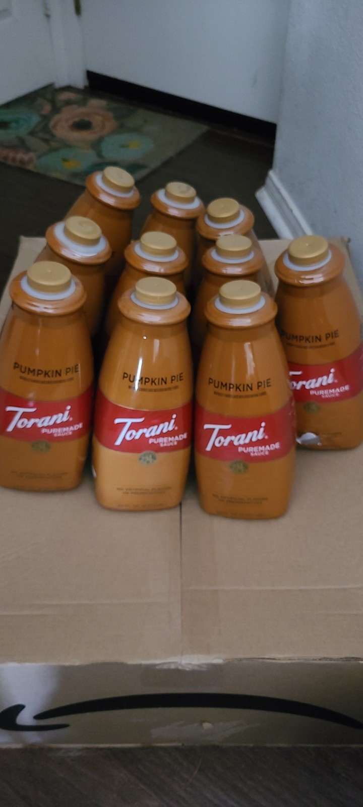 Torani Pumpkin Pie Sauce 64 Fl Oz – Perfect for Desserts & Drinks