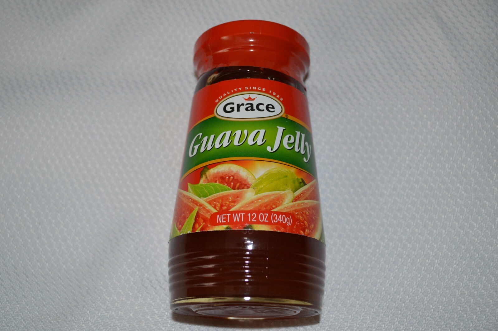 GRACE ~ JAMAICA ~ GUAVA JELLY ~ 12 OUNCE PER BOTTLE ~ (2) BOTTLES TOTAL