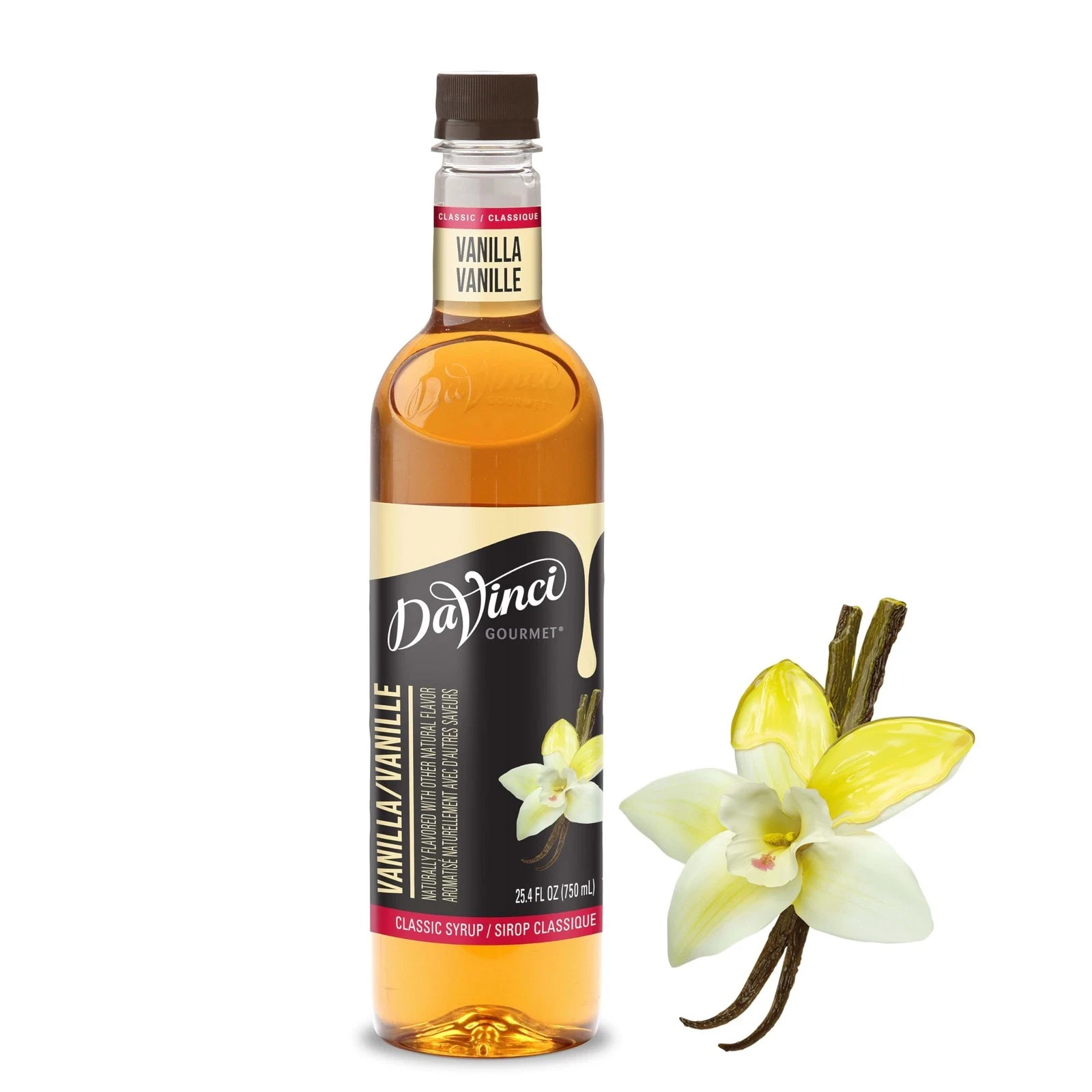 DaVinci Gourmet Classic Vanilla Syrup, 25.4 Fl Oz (Pack of 1),