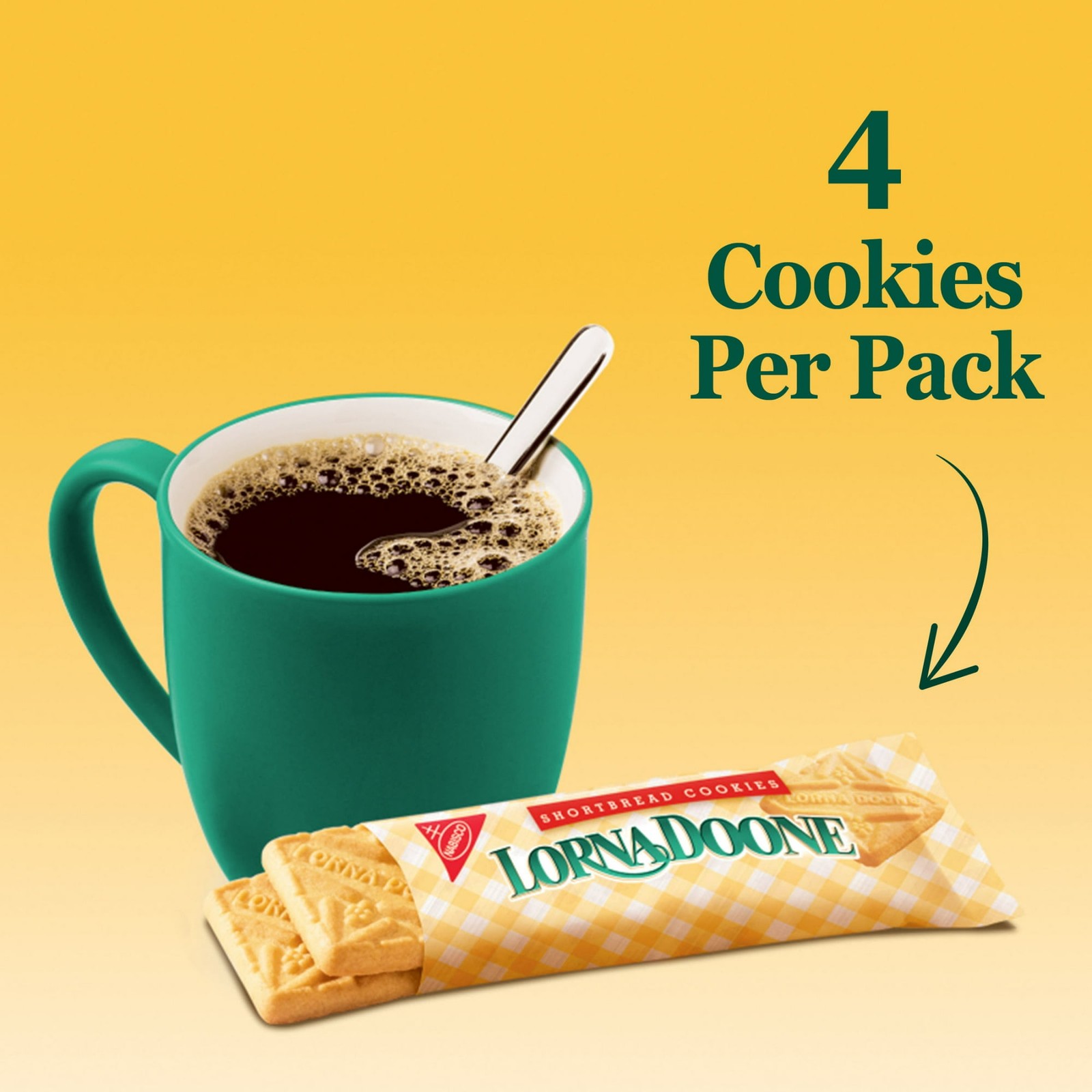Lorna Doone Shortbread Cookies, 10 Snack Packs (4 Cookies Per Pack) Free Ship