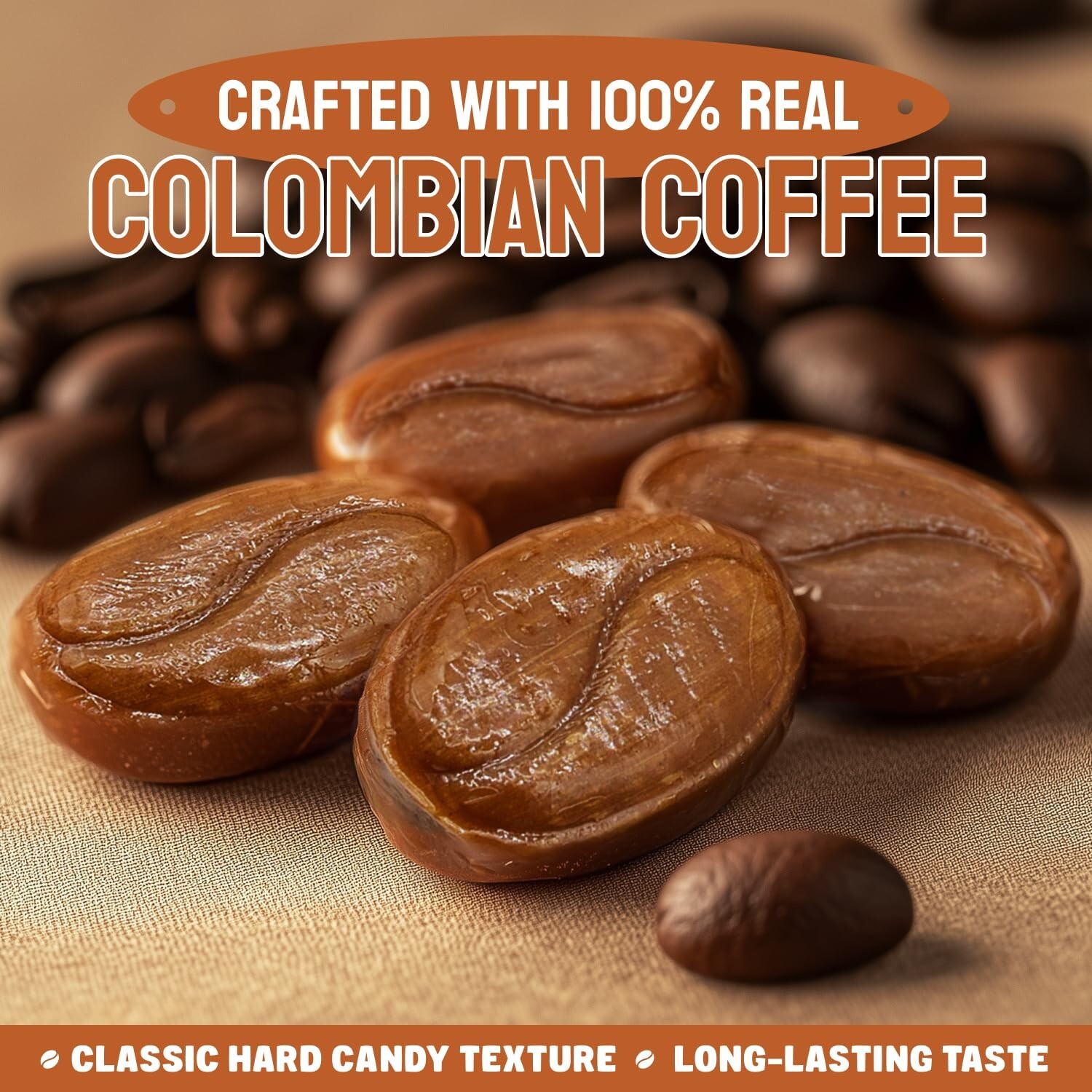 Coffee Delight Gluten Free Coffee Flavor, Bulk & Delicious Hard Candy (2 Pounds)