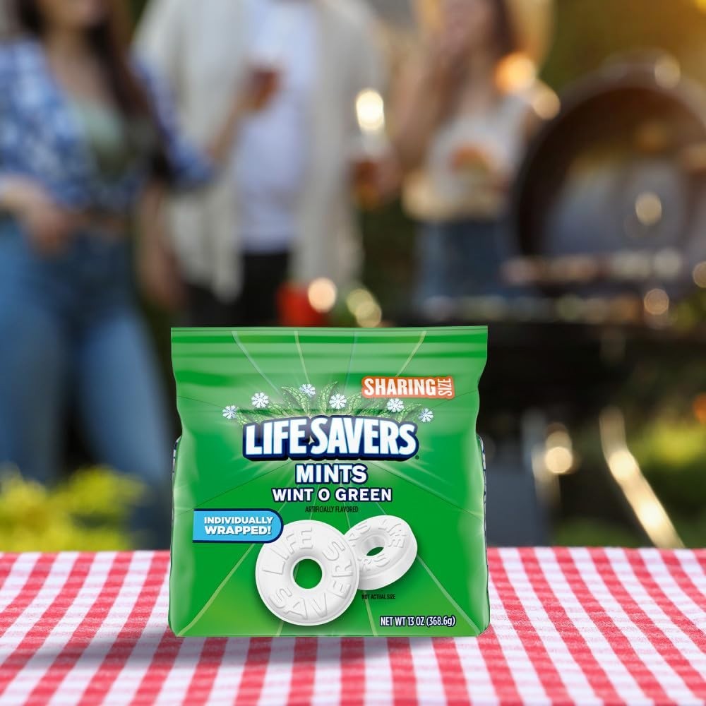LIFE SAVERS Wint-O-Green Flavor Breath Mints Hard Candy