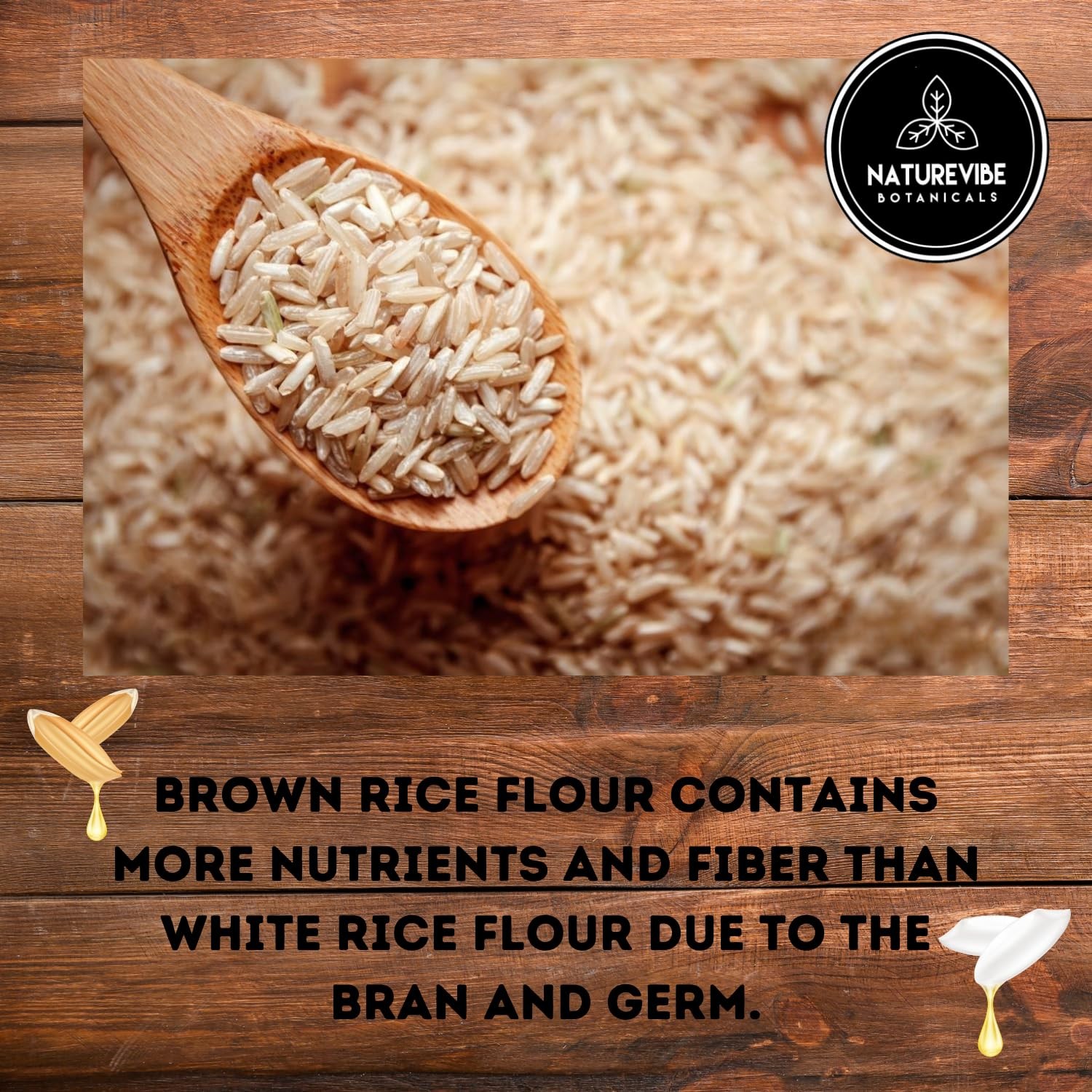 Gluten Free Brown Rice Whole Grain Brown Rice Flour 5 Lb Rice Flour